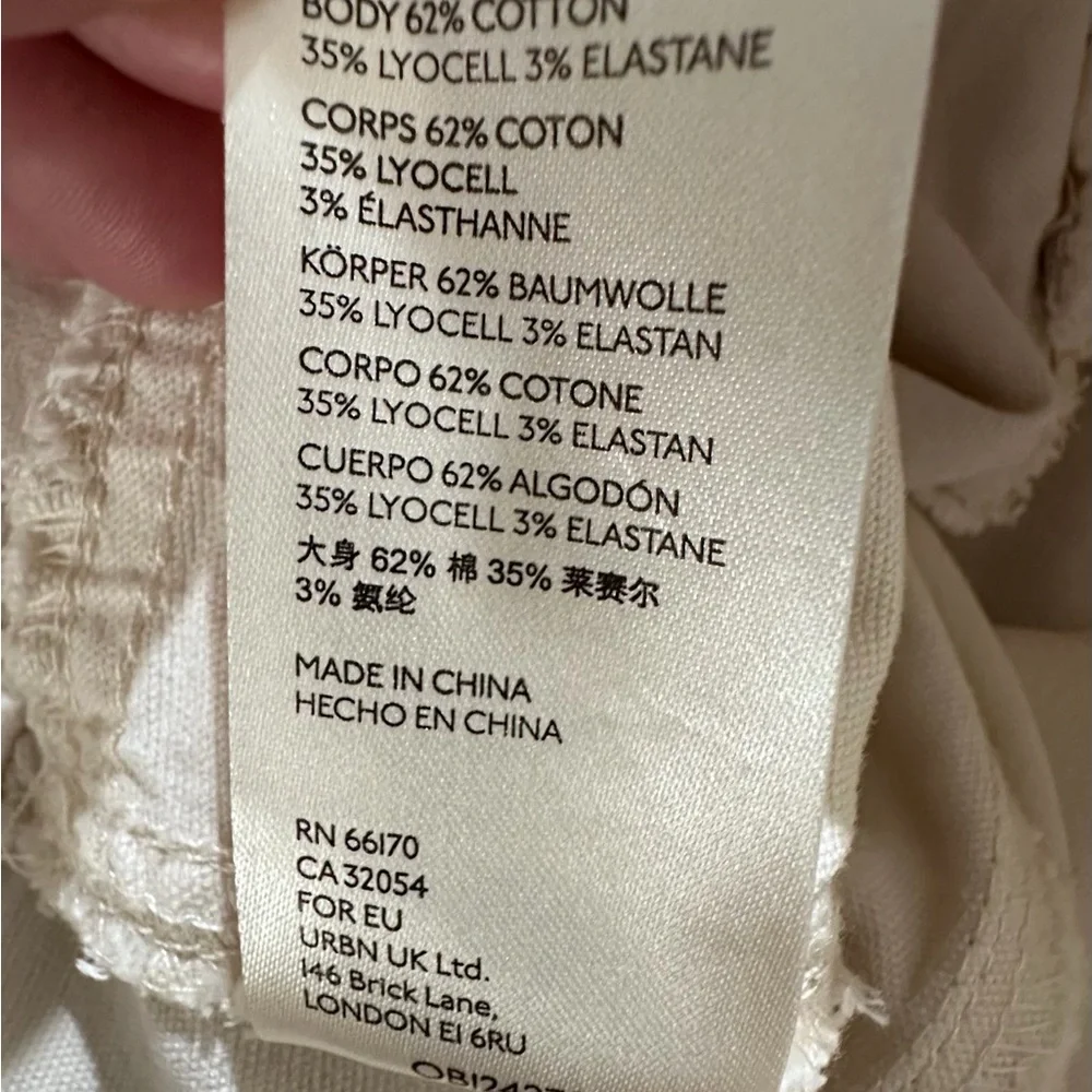 Maeve by Anthropologie Women’s Cargo Pants in Light Cream
